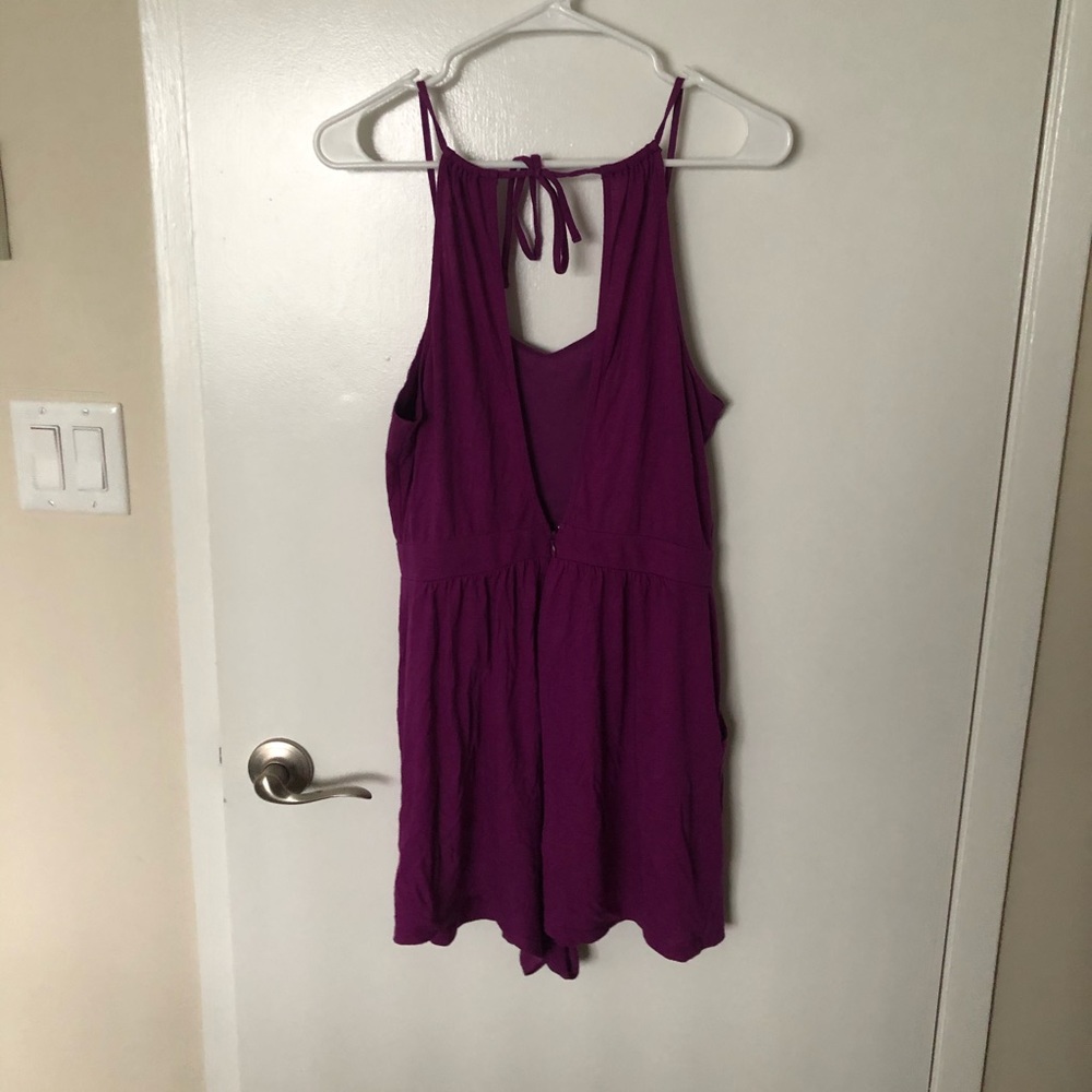 Purple Express Romper Size Small - Picture 3 of 5